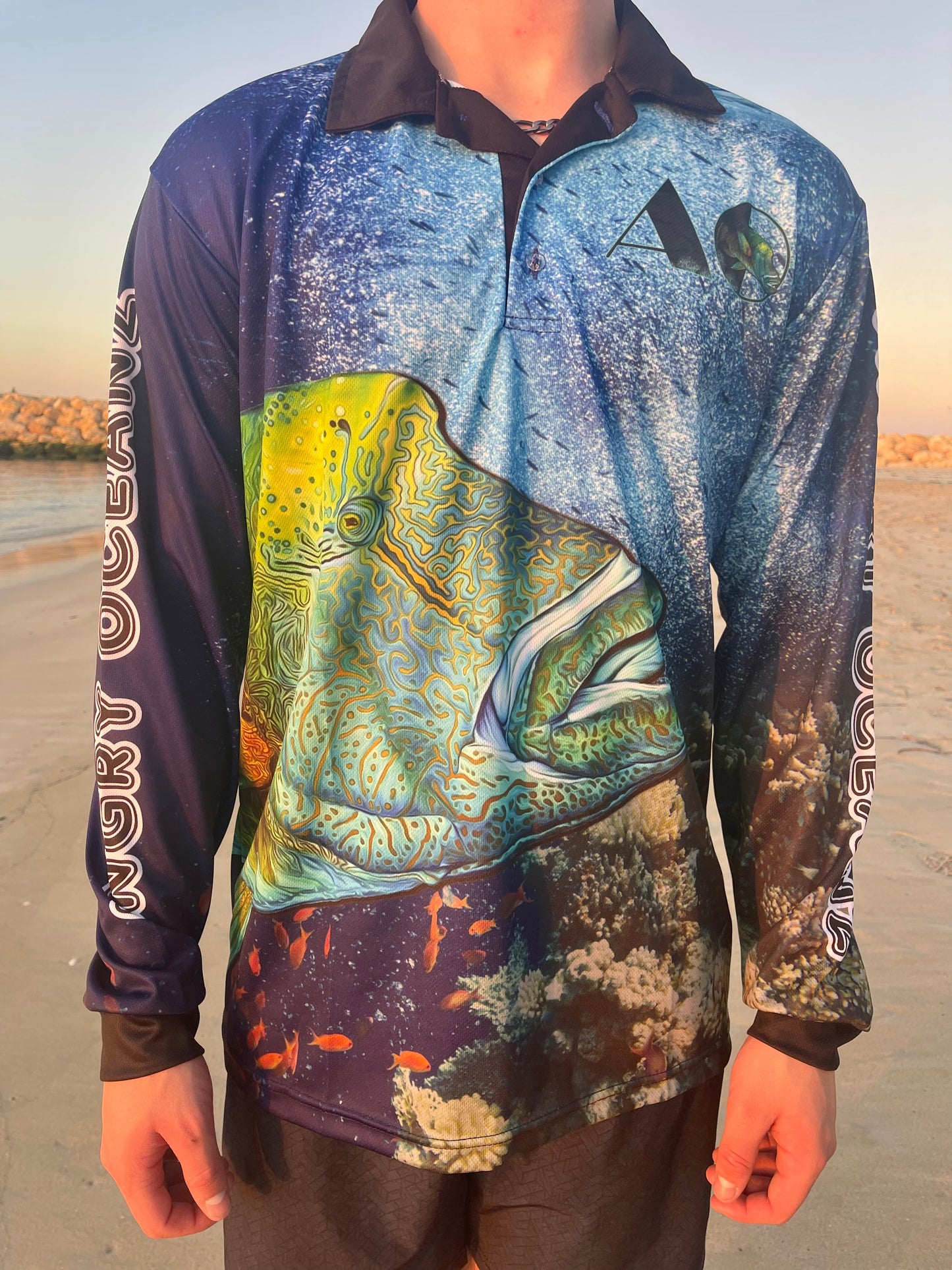 Màori Wrass Fishing Shirt