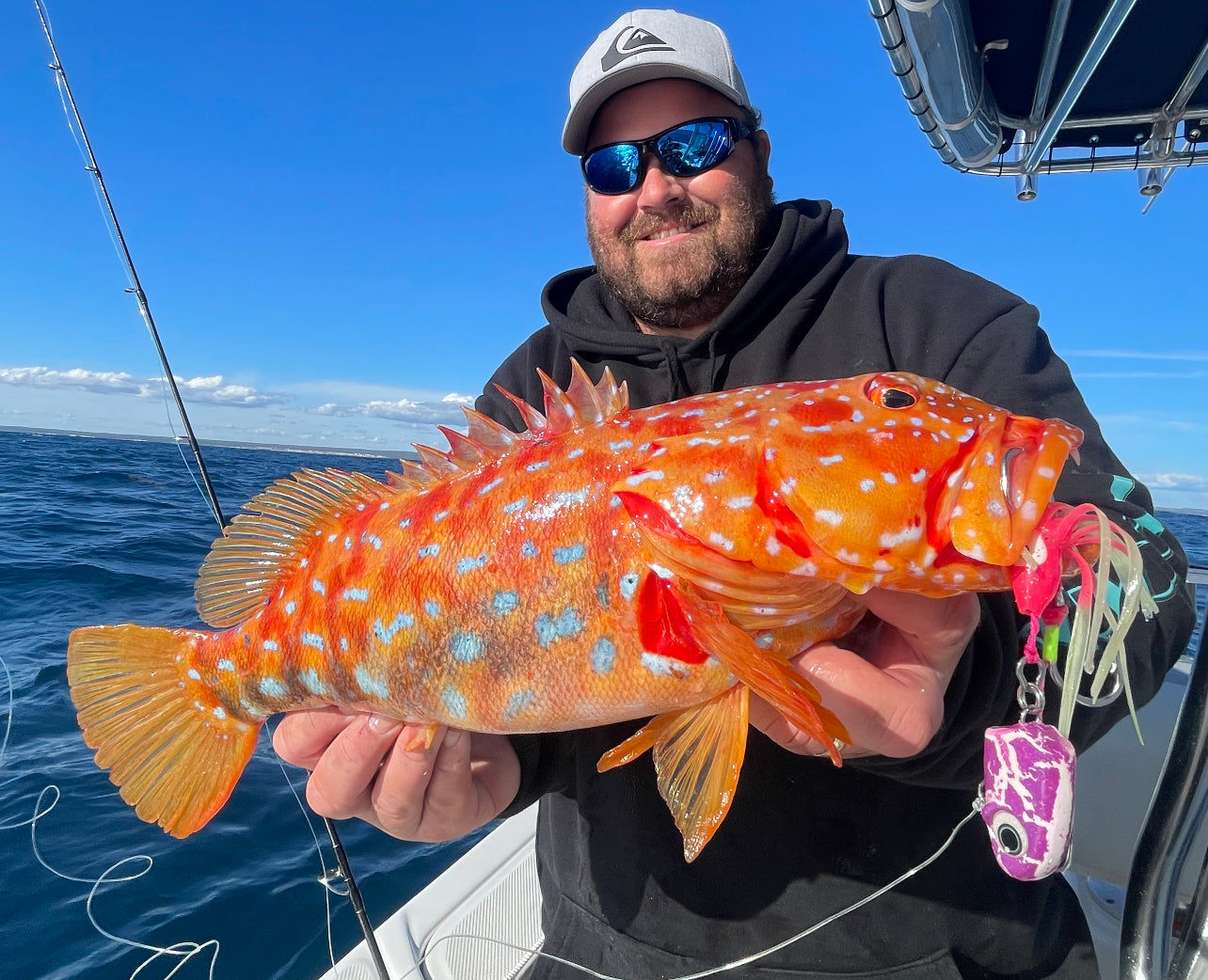 Angry Eyez Hybrid Jig - Purple